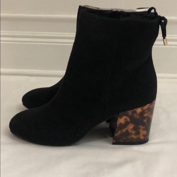 LAST TWO AVAILABLE!! New Women's High Heel Ankle Boots Black Leopard Size 8 - Picture 6 of 16